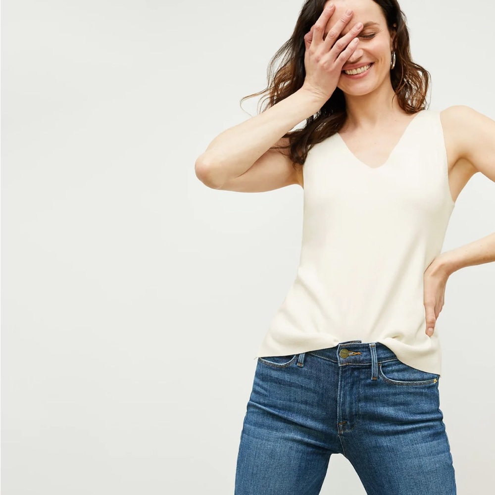 MM lafleur white Peggy top